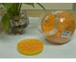 自產(chǎn)自銷橙黃色母粒 PE色母料  吹膜、注塑類顏料顆粒