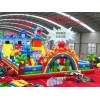 河南信譽(yù)好的大型充氣滑梯龍鯊樂園——廠家直銷的大型充氣攀巖波