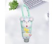 硅膠模內轉印工廠生產(chǎn)香水瓶硅膠套 定制卡通掛飾硅膠洗手液瓶套