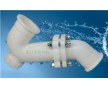 供應"靜悄悄"端面式聚乙烯HDPE P型存水彎(帶口)