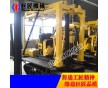 小型180米巖石水井鉆機(jī) 橡膠履帶式液壓動力頭