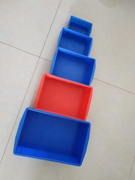 帶耳朵零件盒，河南塑料零件盒，長(zhǎng)垣塑料零件盒