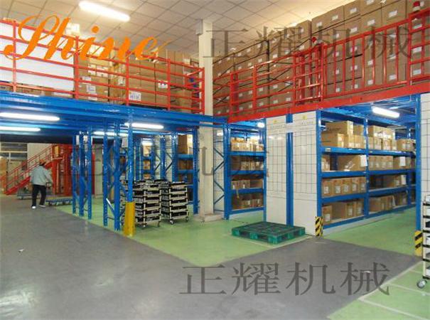 閣樓式貨架也叫二層鋼平臺(tái)