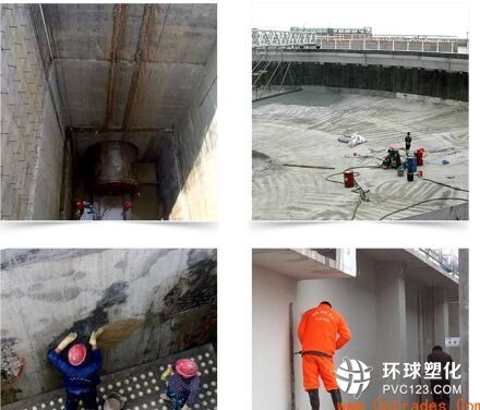 信陽市本地污水池伸縮縫堵漏圖片